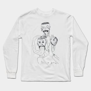 Heart and Brain Long Sleeve T-Shirt